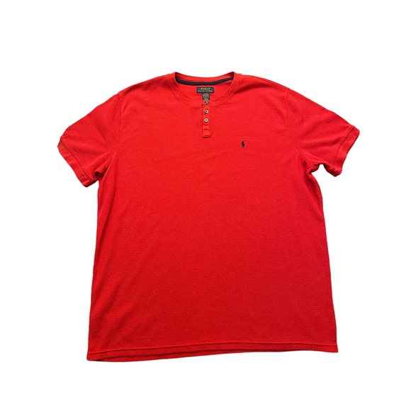 Ralph Lauren Sleepwear Thermal Shirt 2XL Red - Picture 1 of 7